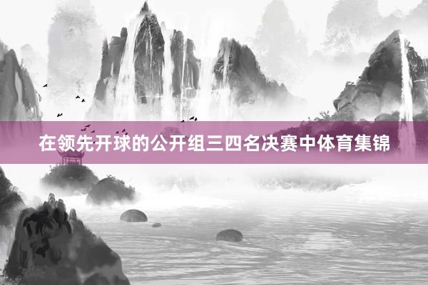 在領(lǐng)先開(kāi)球的公開(kāi)組三四名決賽中體育集錦